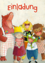 Einladungskarten Motiv "Monstergeburtstag"